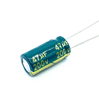 5 бр./лот от 47 icf 200 47 icf алуминиеви електролитни кондензатори с Размер 10*20 20%