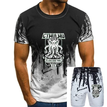 Тениска Birthday Cthulhu Is Calling You, мъжки тениски, с кръгло деколте от памук премиум-клас 6XL с къс ръкав