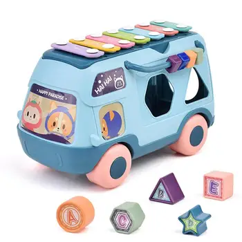 Cartoony Автобус, детски играчки, Мини-кола, Играчка автобус, слот превозни средства, забавни играчки За деца, подаръци за момчета
