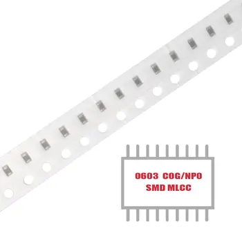 МОЯТА ГРУПА 100ШТ SMD MLCC CAP CER 7.5 PF 100V C0G/NP0 0603 Многослойни керамични Кондензатори за повърхностен монтаж на разположение на склад
