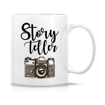 Разказвач на Истории, Фотограф, Сватбена фотография, Керамични Чаши за чай и Кафе, Сарказъм, Саркастични Мотивационни подаръци За рожден ден