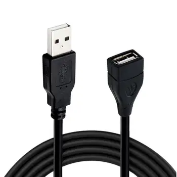 Удължител за кабел, USB 2,0 0,6 м/1 м/1,5 м Проводна Линия за Предаване на данни, високоскоростен достъп до Удължаване на данни За Дисплея на Проектор