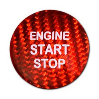 Отрежете капака на стартера на двигателя от въглеродни влакна червен цвят, за 86