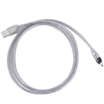 1,5 M, USB, IEEE 1394, 4-пинов кабел-адаптер Firewire DV, конвертор за PC камери