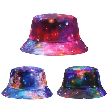 Мечтательные Космически шапки с изображение на Звездното небе за възрастни Рибари, защита от слънчеви изгаряния, Преносими шапки-кофи от полиестерни влакна Hot F248